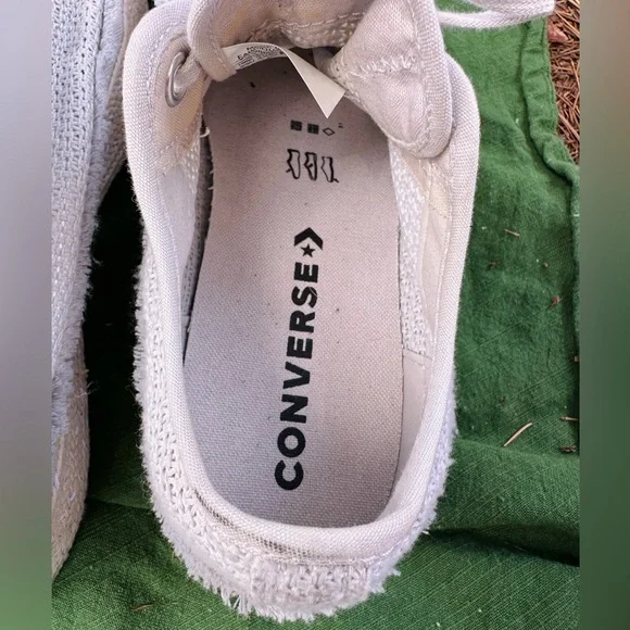 Converse Low Top Knit Sneakers in Light Blue - Picture 5 of 8